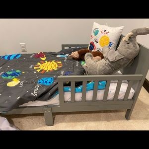 Toddler bed and mattress